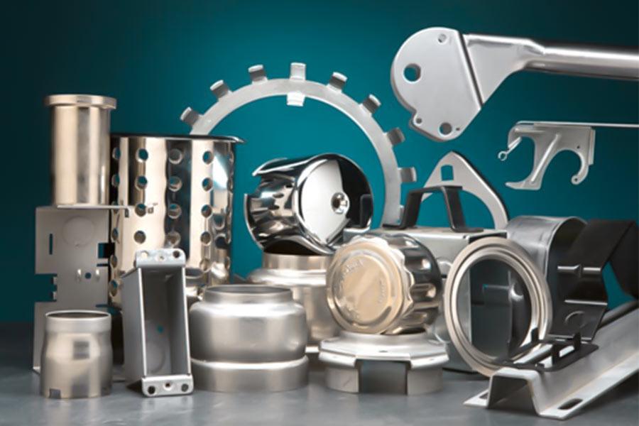 What materials are used in metal stamping?