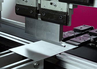 Sheet metal fabrication bending process