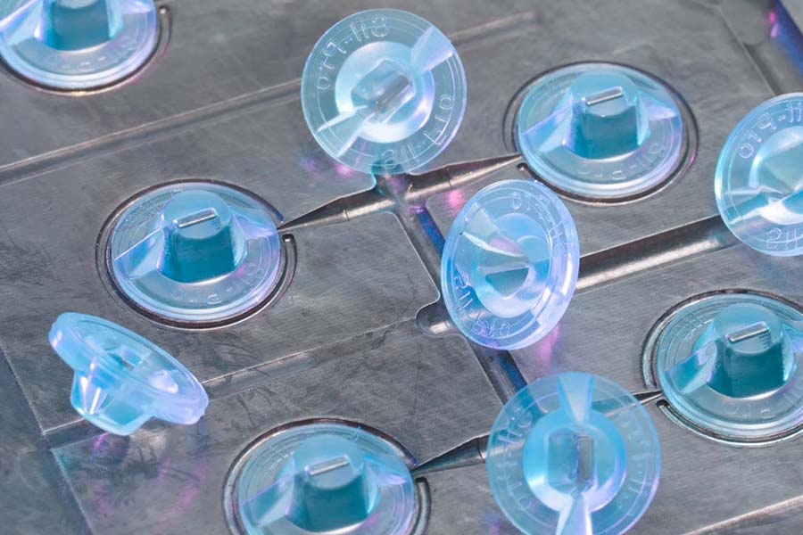 Silicone injection molding