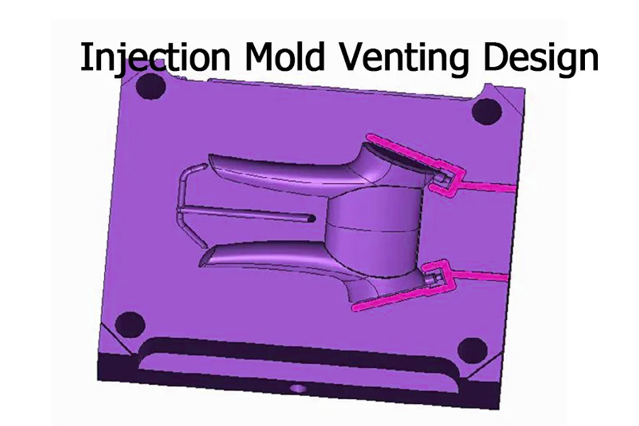 Mold exhaust design