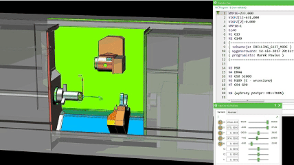CNC milling is controlled by a computer for cutting