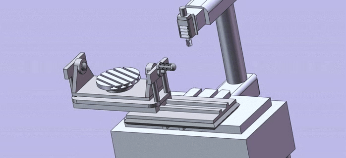 5-axis CNC machining machine tool