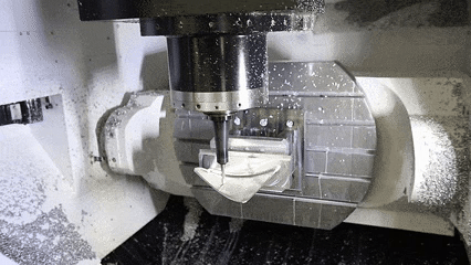 The working process of five axis CNC machining