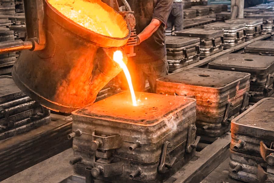 Aluminum alloy sand casting