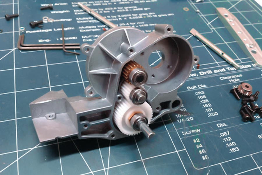 Sand casting gearbox body